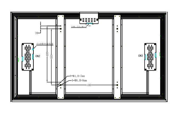 55 英寸高亮度户外橱窗显示屏 Android 液晶 IPS 屏幕数字标牌广告显示器